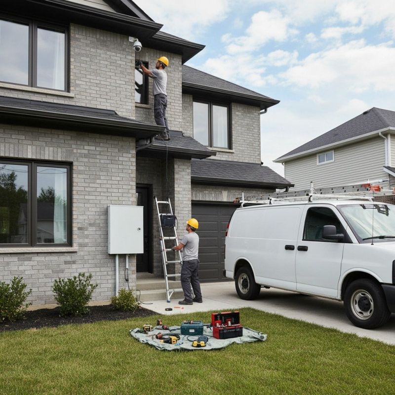 Outdoor Security Cameras Installation