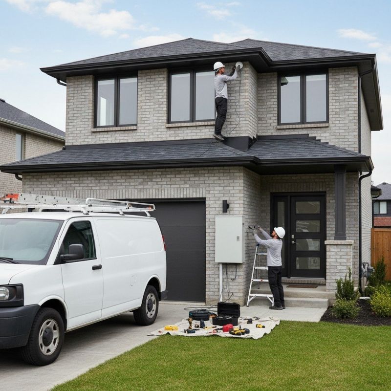 Outdoor Security Cameras Installation