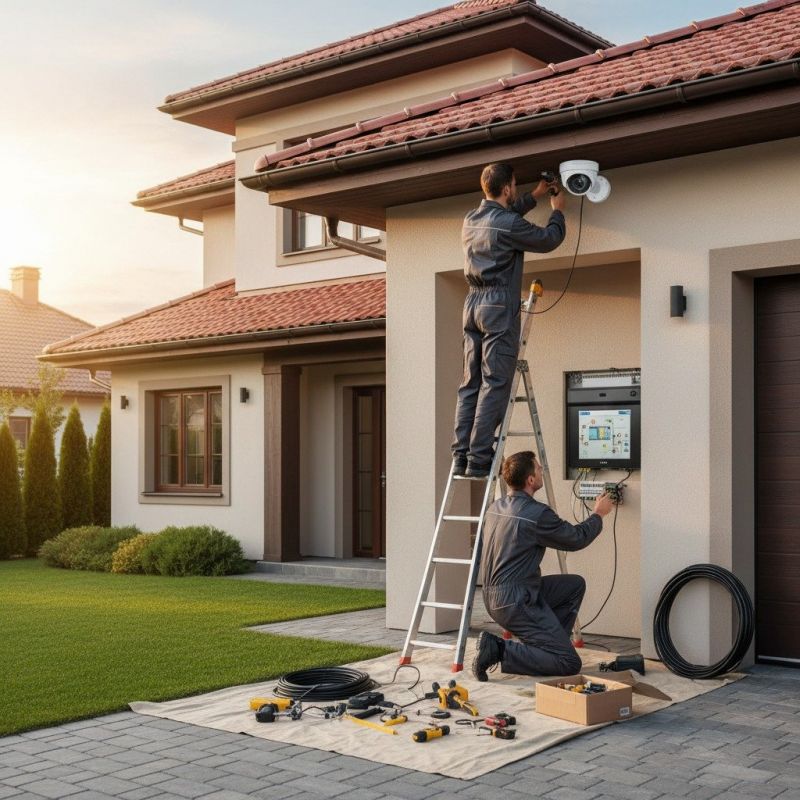 Outdoor Security Cameras Installation