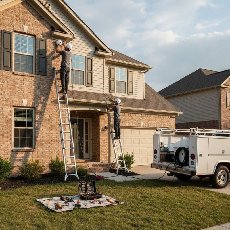 Outdoor Security Cameras Installation